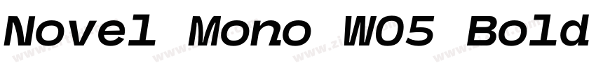 Novel Mono W05 Bold字体转换